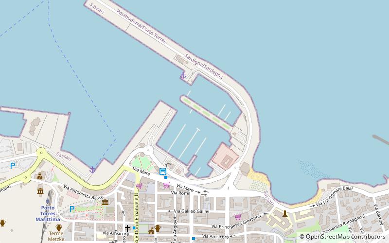 Cormorano Marina location map