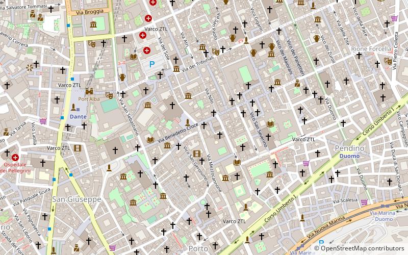 Tomb of Cardinal Rainaldo Brancacci location map