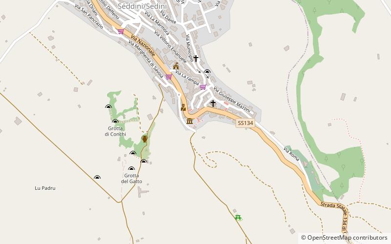 Domus de janas di Sedini location map