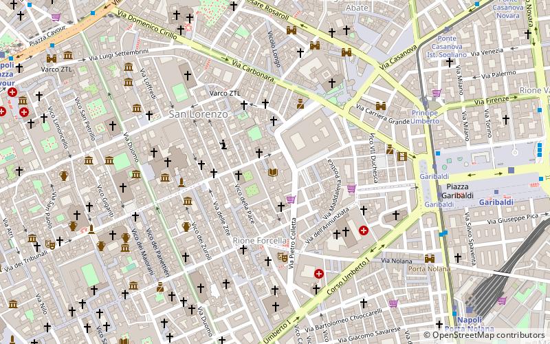 Centro histórico de Nápoles location map