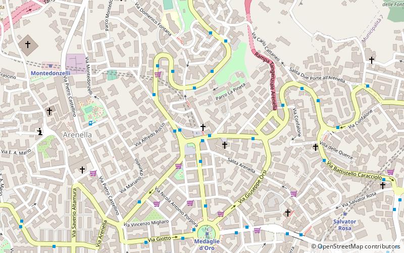 Santa Maria del Soccorso all'Arenella location map