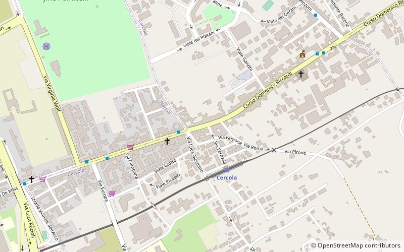 Cercola location map