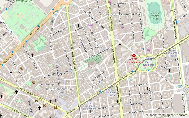 Cimetière anglais de Naples location map