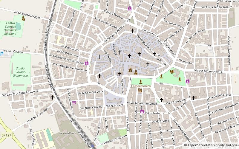 Acquaviva delle Fonti Cathedral location map