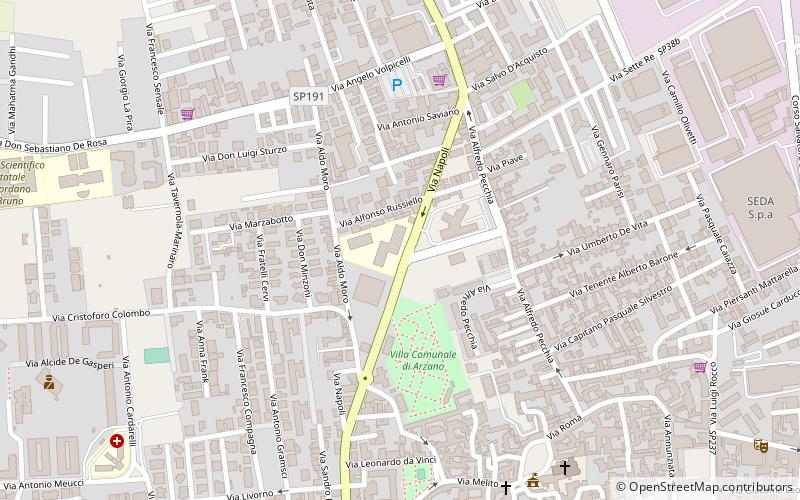 Arzano location map