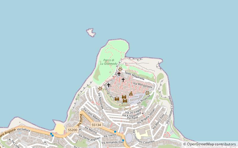 Castelsardo Cathedral location map