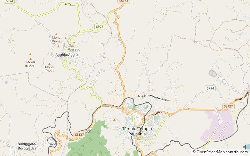Nuraghe Majori location map