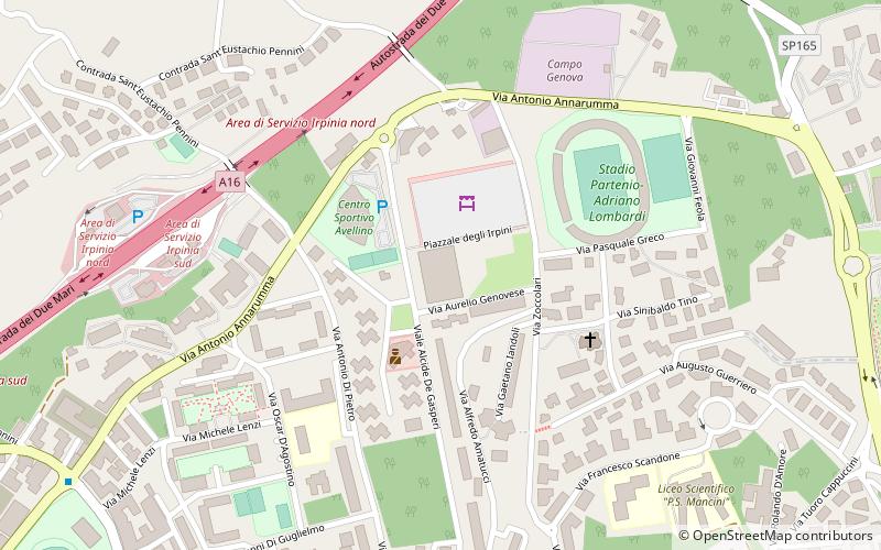 Palasport Del Mauro location map