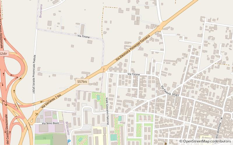 Brusciano location map