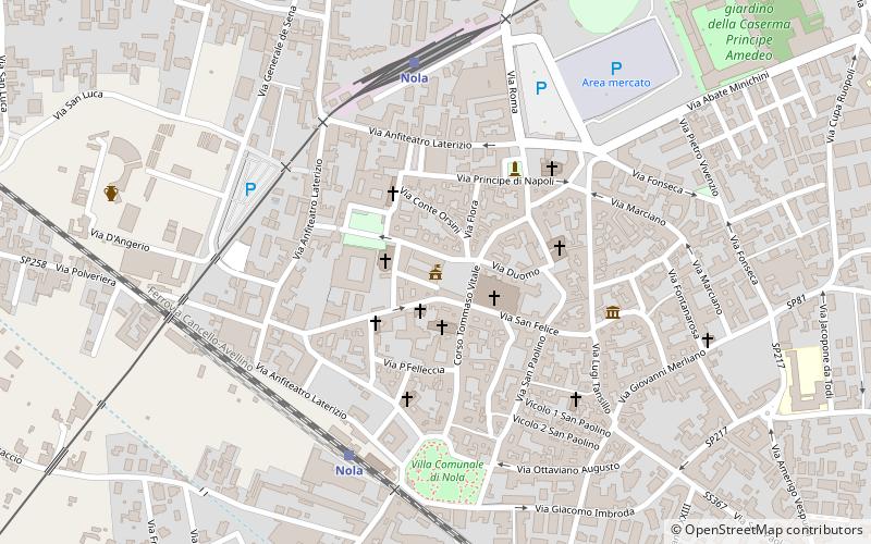 Nola Cathedral location map