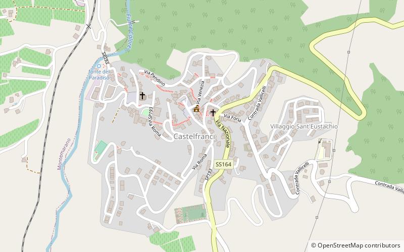 castelfranci location map