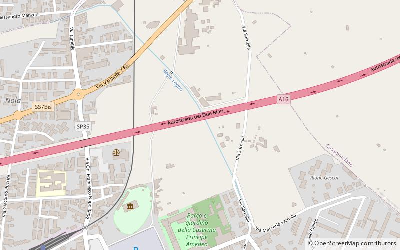 Nola-Croce del Papa location map