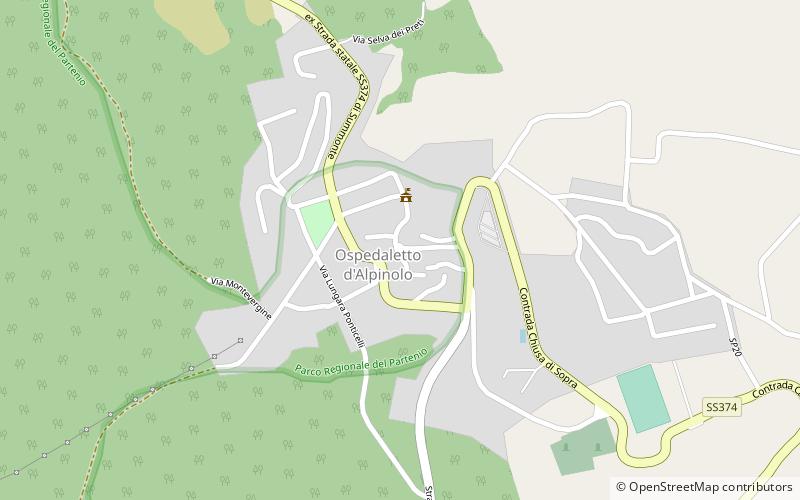 Ospedaletto d'Alpinolo location map
