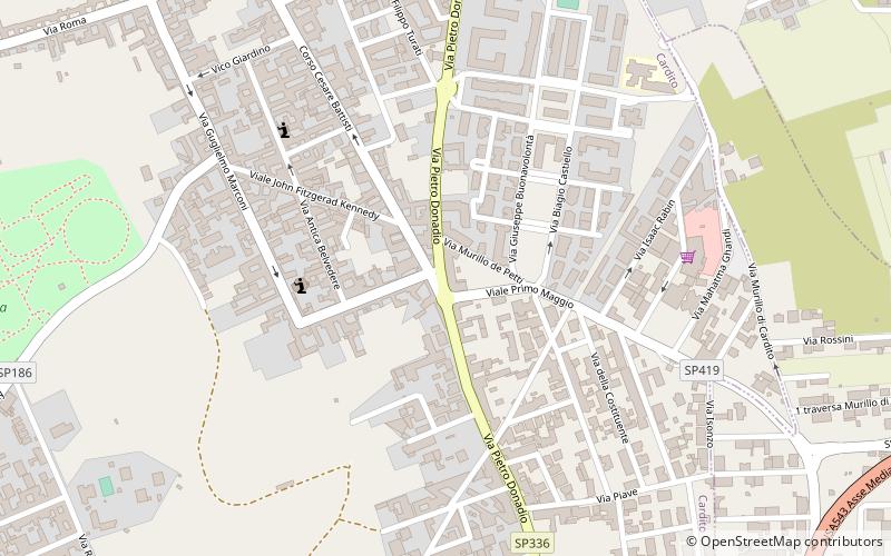 Cardito location map