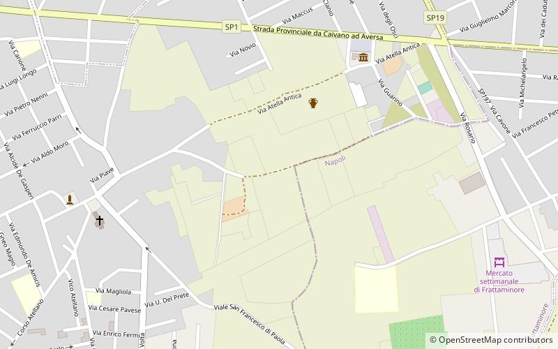 Atella location map