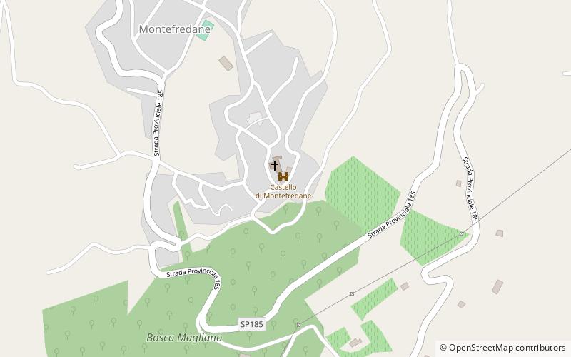 castello di montefredane location map