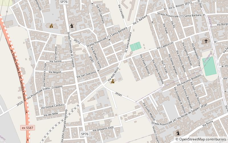 Crispano location map