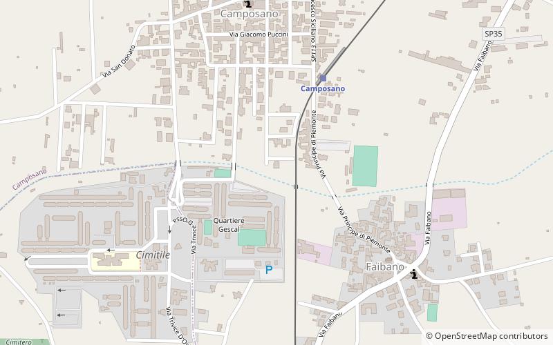 Camposano location map