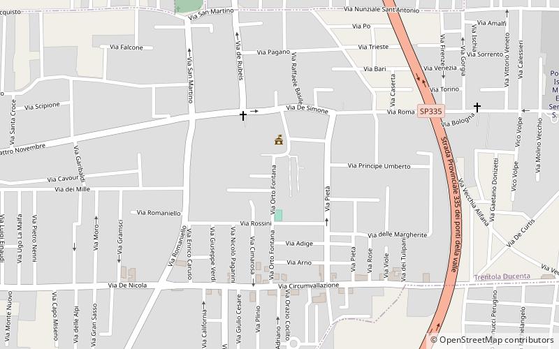 Trentola-Ducenta location map