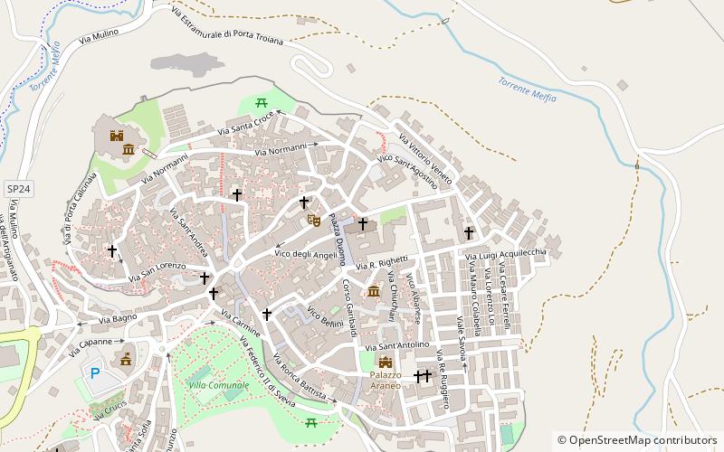 Cathédrale de Melfi location map
