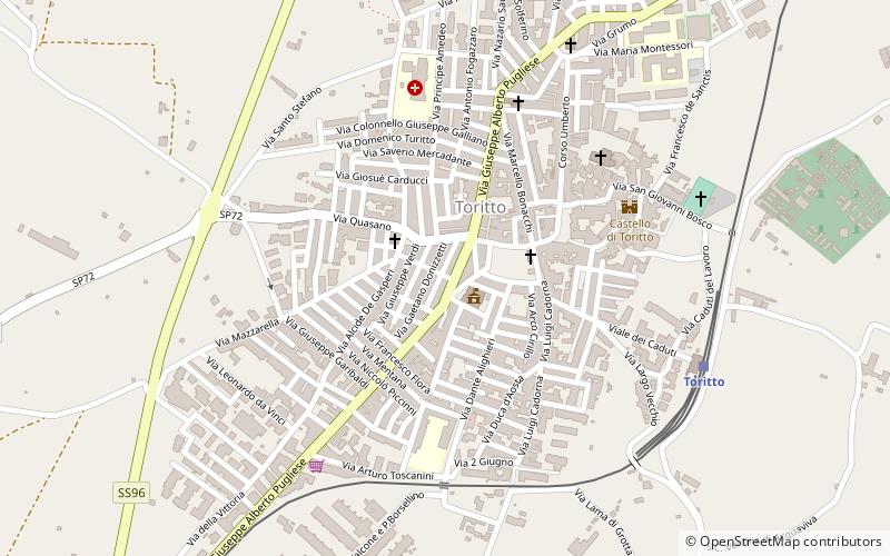 Toritto location map