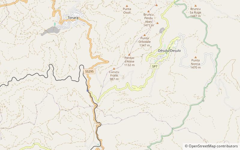 Barbagia location map