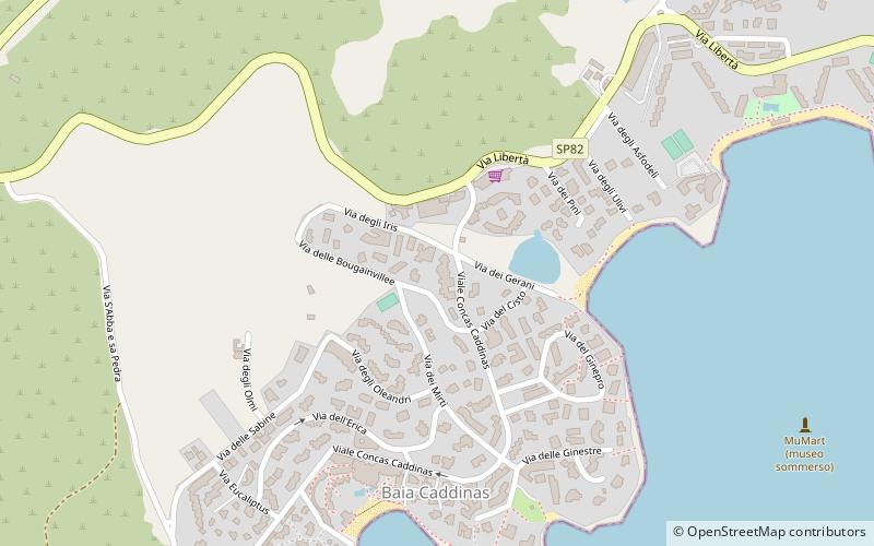 Golfo Aranci location map