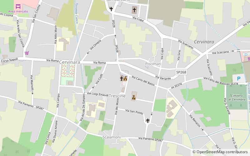 Cervinara location map