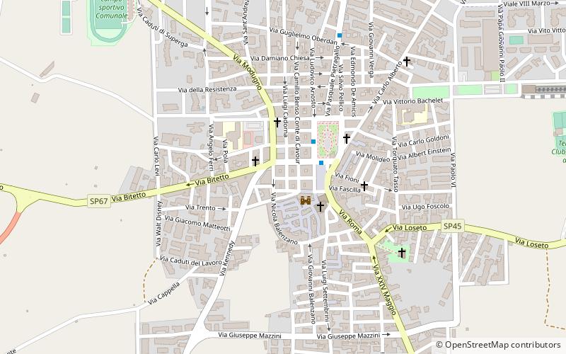 Bitritto location map