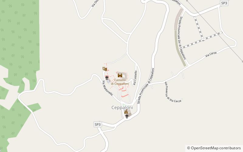 Castello di Ceppaloni location map