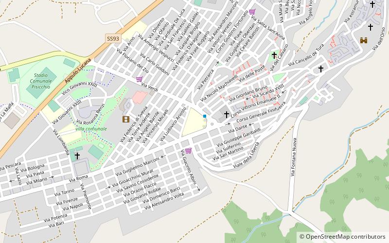 Lavello location map