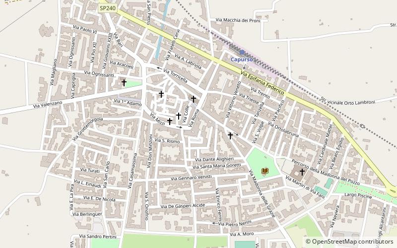 Capurso location map