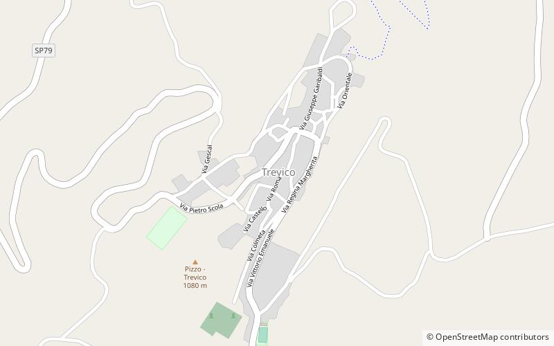 Trevico location map