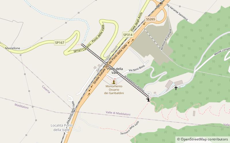 Aqueduct of Vanvitelli location map