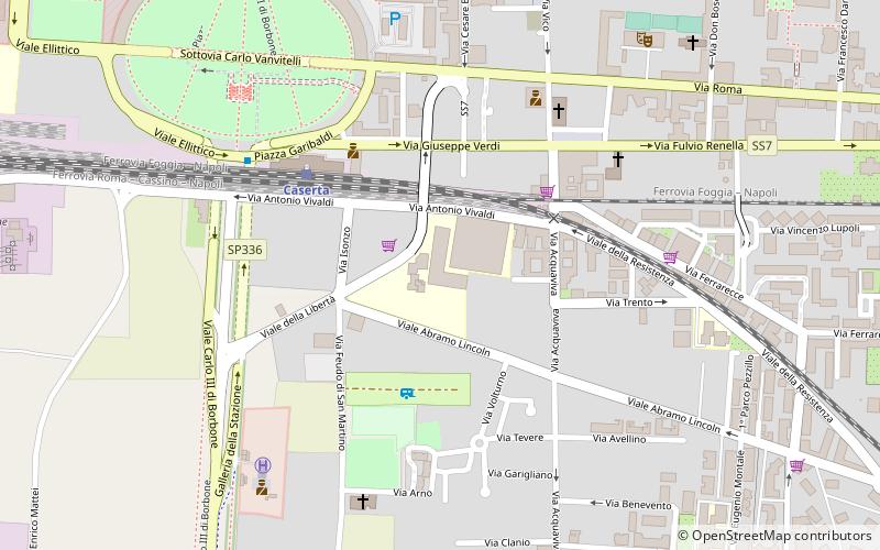 universita degli studi della campania luigi vanvitelli caserta location map