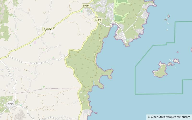 spiaggia liscia ruja costa smeralda location map
