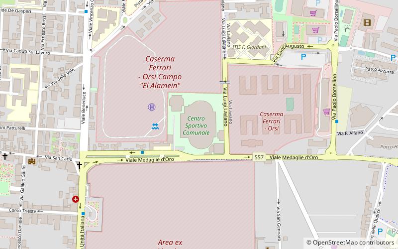 Stadio Alberto Pinto location map
