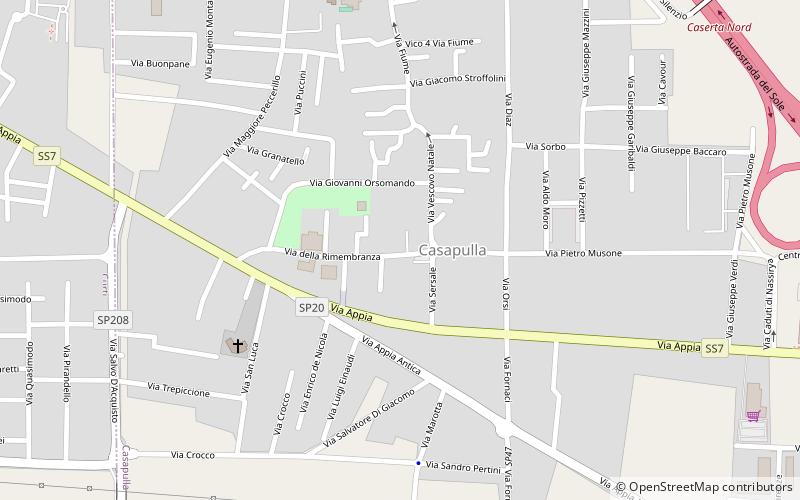 casapulla caserta location map