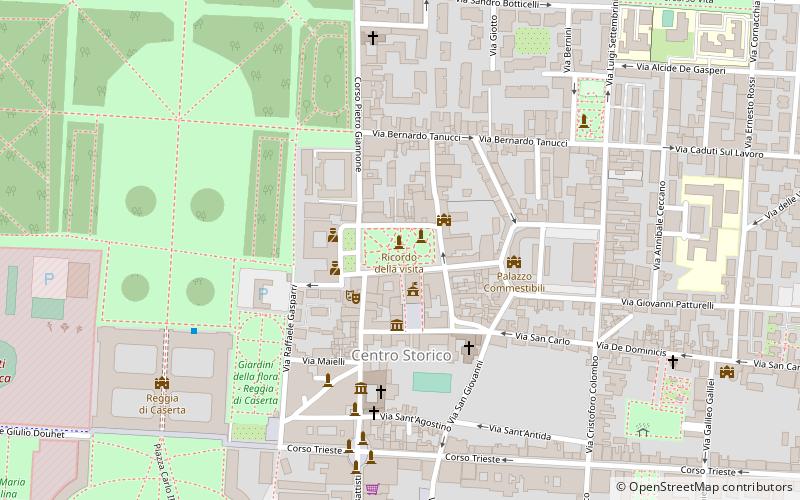 piazza vanvitelli caserta location map