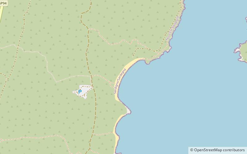 cala li itriceddhi costa smeralda location map