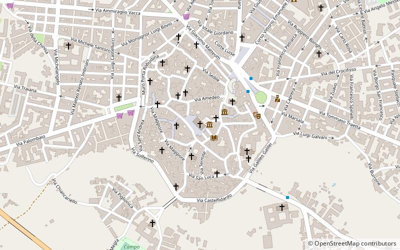 Bitonto Cathedral location map