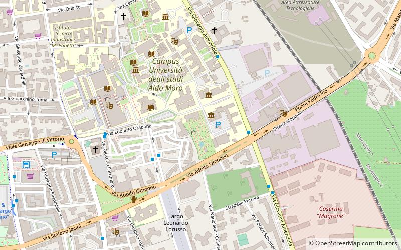 Jardín botánico de la Universidad de Bari location map