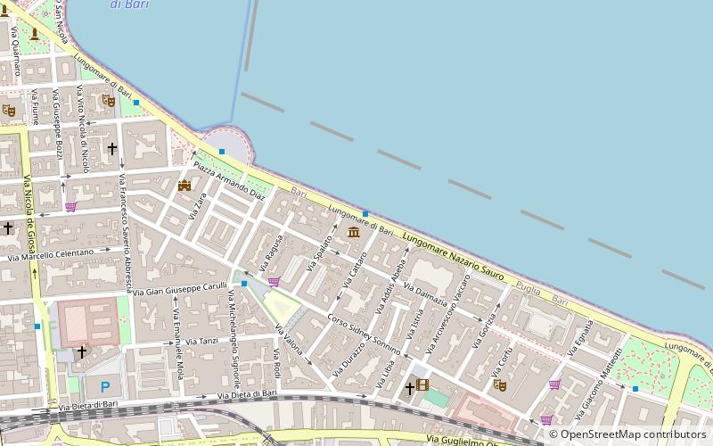 Pinacothèque métropolitaine de Bari location map