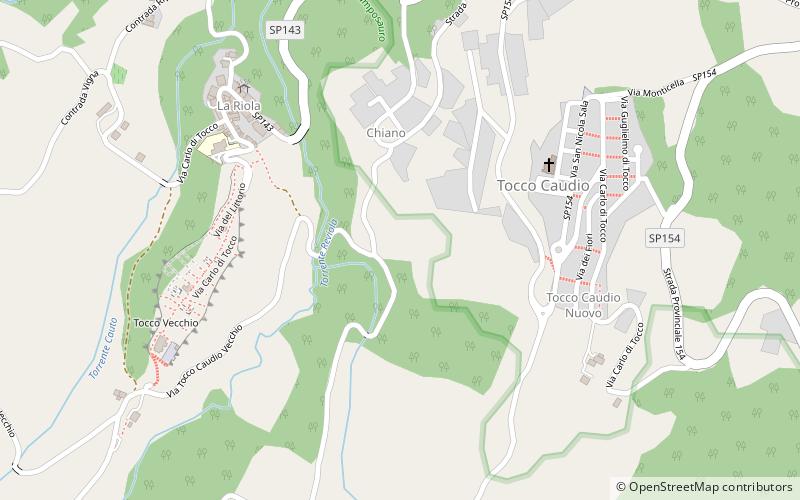 Tocco Caudio location map