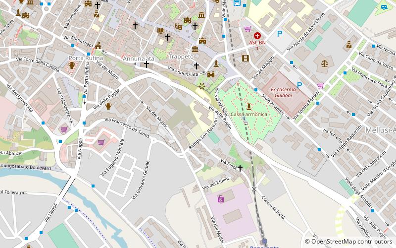 Universidad del Samnio location map