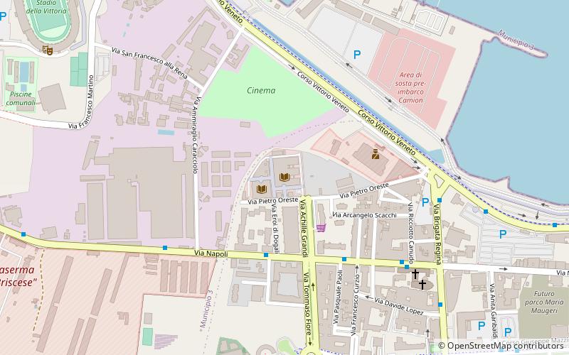 State Archives of Bari location map