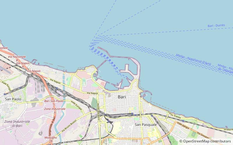 Hafen von Bari location map