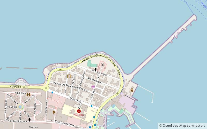Phare de Bari location map