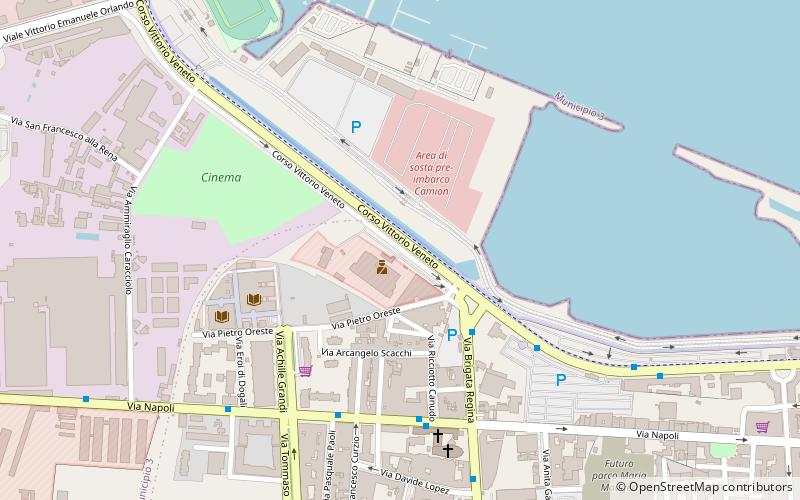 Port of Bari location map