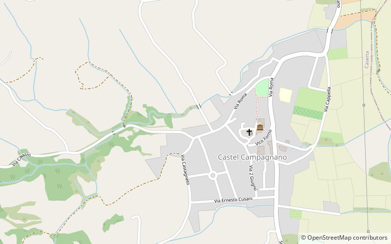 Castel Campagnano location map